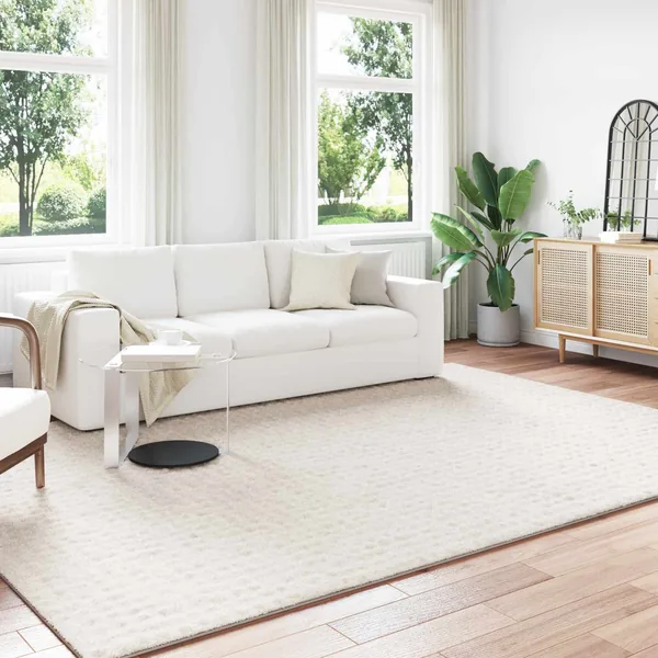 Tapis de surface SIROLO Crème 280 x 200 cm Polyester