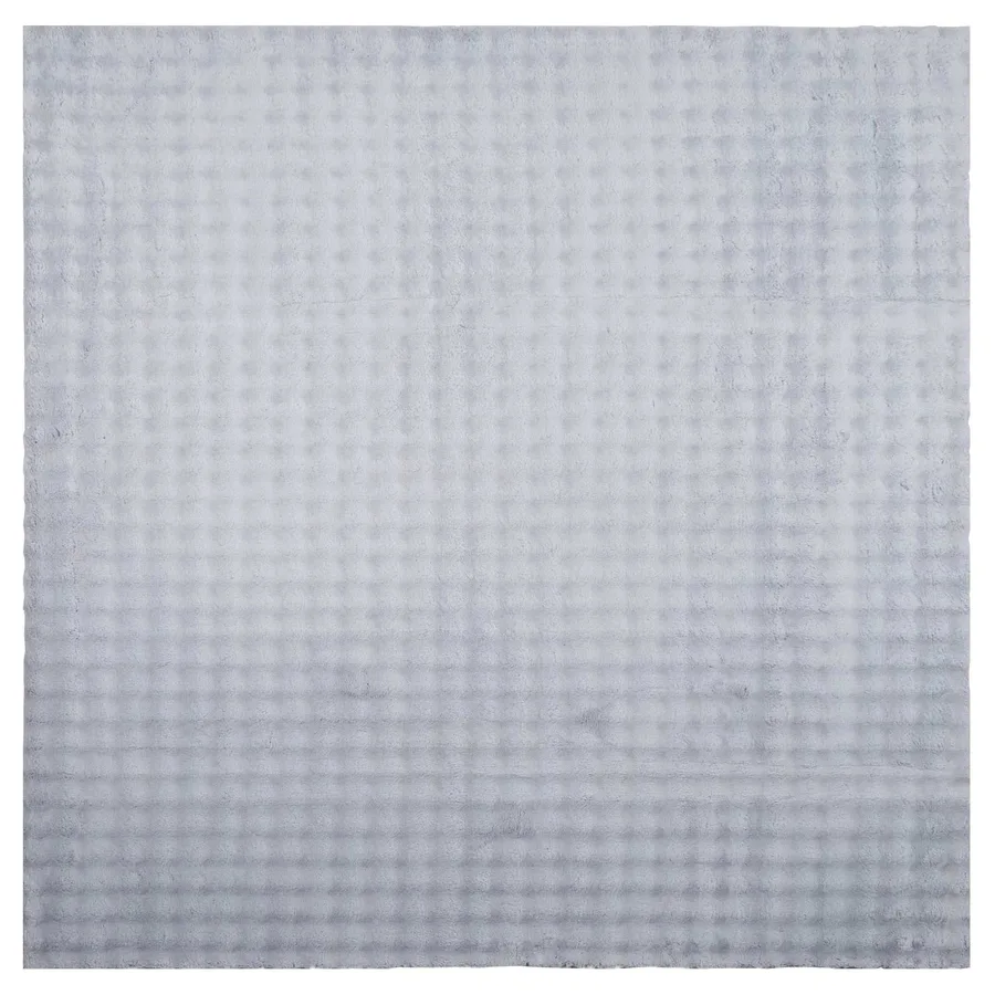 Tapis de surface Carré SIROLO Gris 200 x 200 cm Polyester - 2