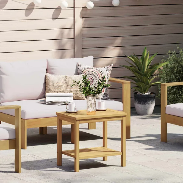 Table d'appoint Huile Naturelle 50 x 35 x 45 cm