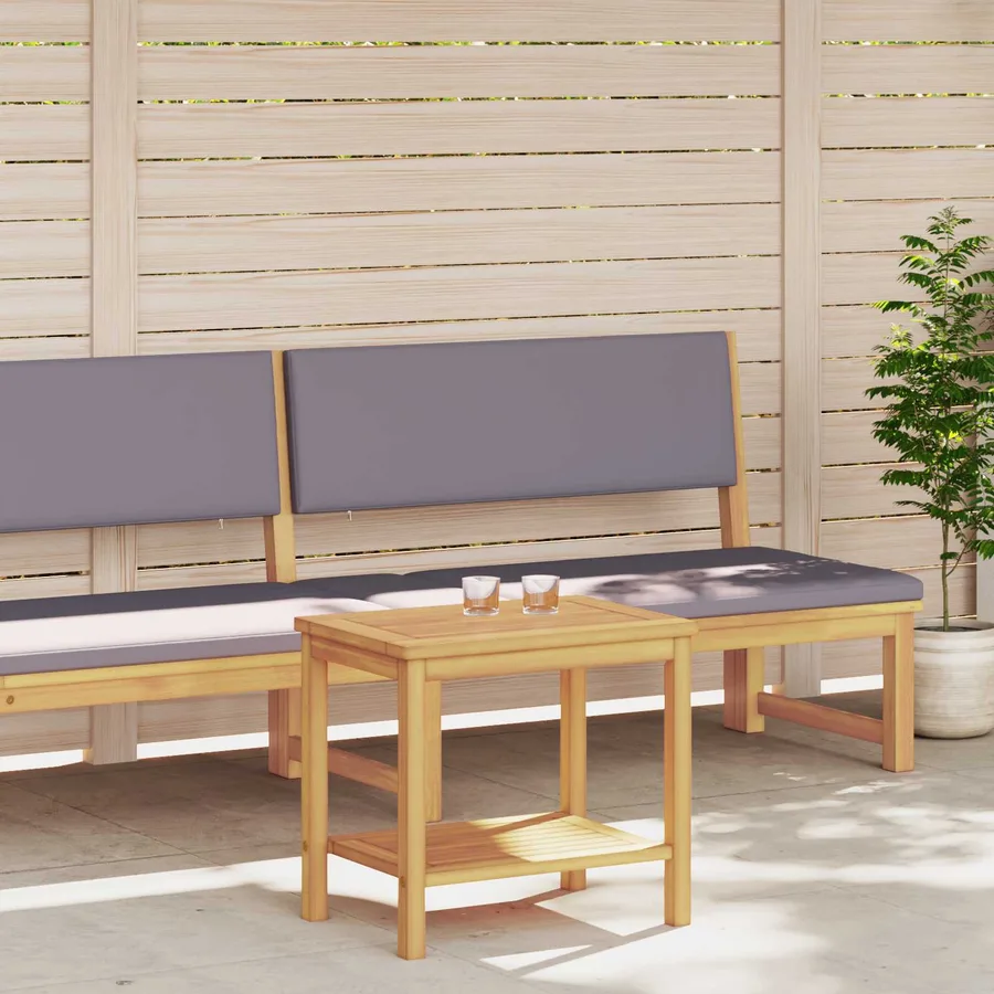 Table d'appoint Huile Naturelle 50 x 35 x 45 cm - 3