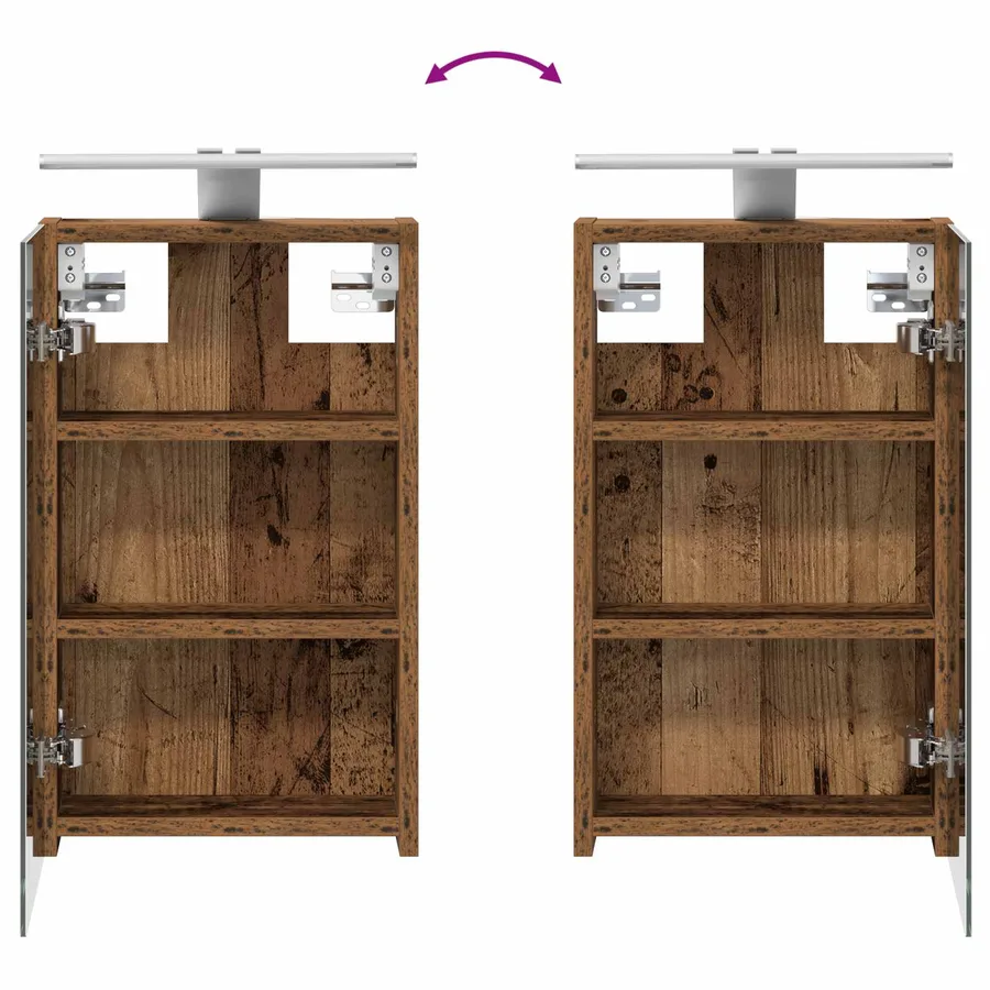 Ensemble de Meubles de Salle de Bain 3 pcs 90 x 10,5 x 50 cm - 12