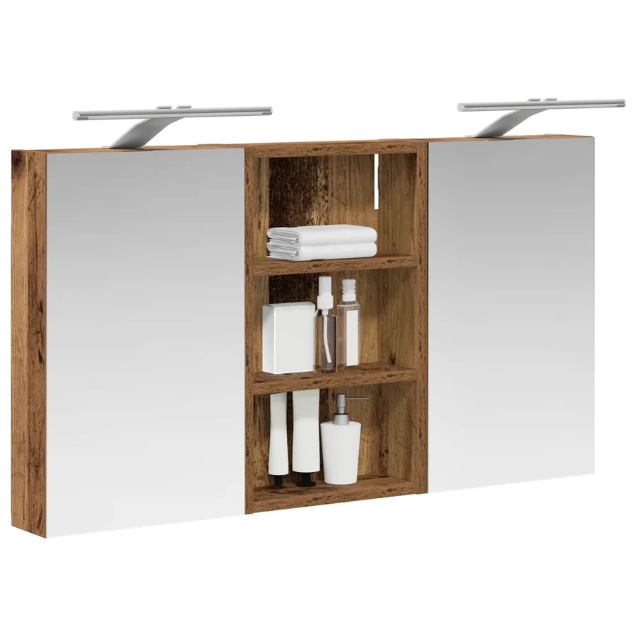 Ensemble de Meubles de Salle de Bain 3 pcs 90 x 10,5 x 50 cm - 3