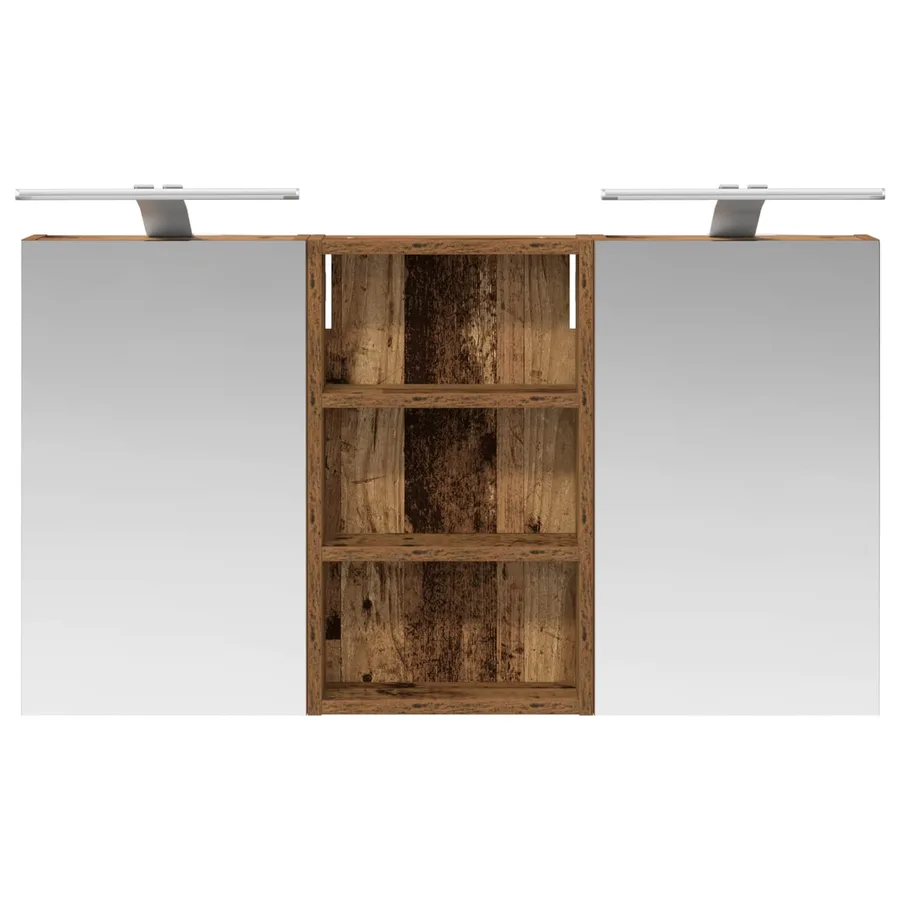 Ensemble de Meubles de Salle de Bain 3 pcs 90 x 10,5 x 50 cm - 6