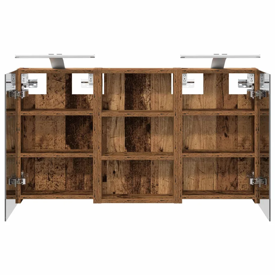 Ensemble de Meubles de Salle de Bain 3 pcs 90 x 10,5 x 50 cm - 7