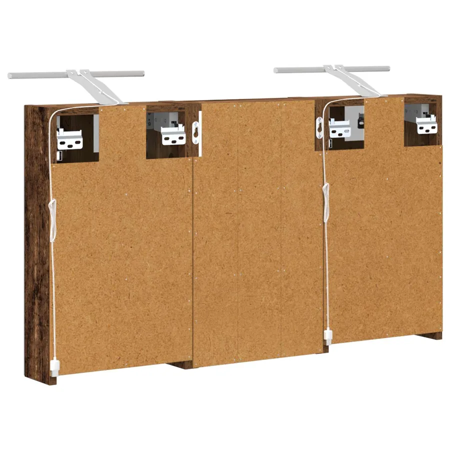 Ensemble de Meubles de Salle de Bain 3 pcs 90 x 10,5 x 50 cm - 9