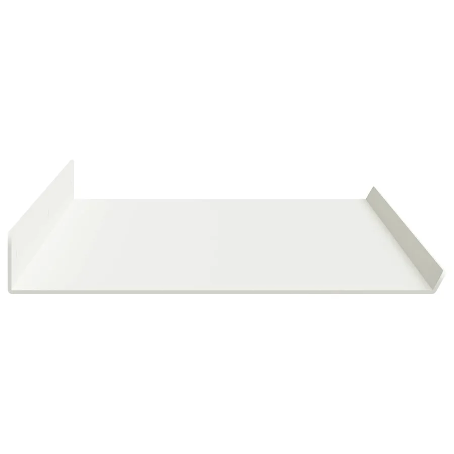 Étagère flottante 4 pcs Blanc 80 x 18 x 2,5 cm Acier - 6