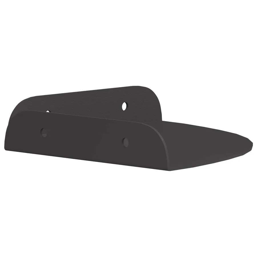 Étagère flottante avec étagère 2 pcs Noir 15 x 15 x 2 cm - 6