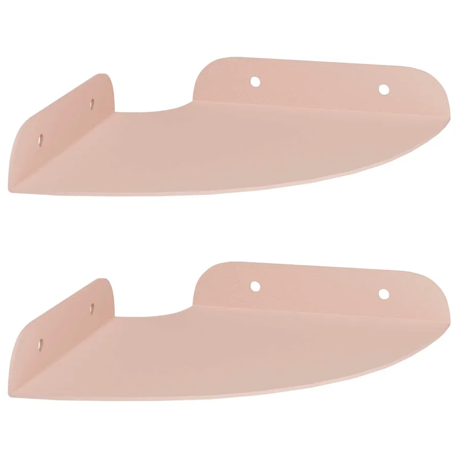 Étagère flottante avec étagère 2 pcs Rose 15 x 15 x 2 cm - 2