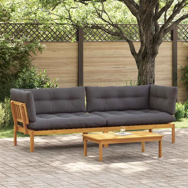 Unité du canapé en palette de jardin 2 Pièce