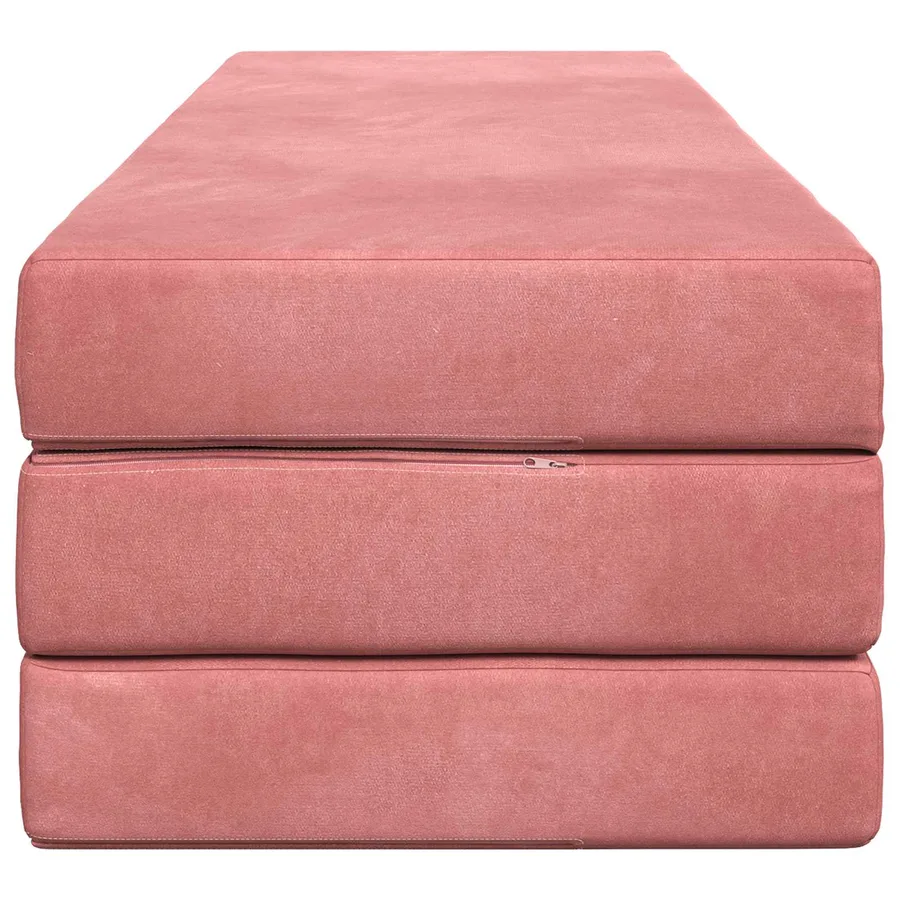 Canapé-lit pliable 200 x 67 x 45 cm Rose - 4