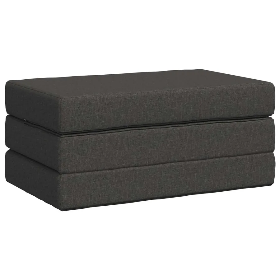 Canapé-lit pliable 100 x 67 x 45 cm Gris foncé - 3