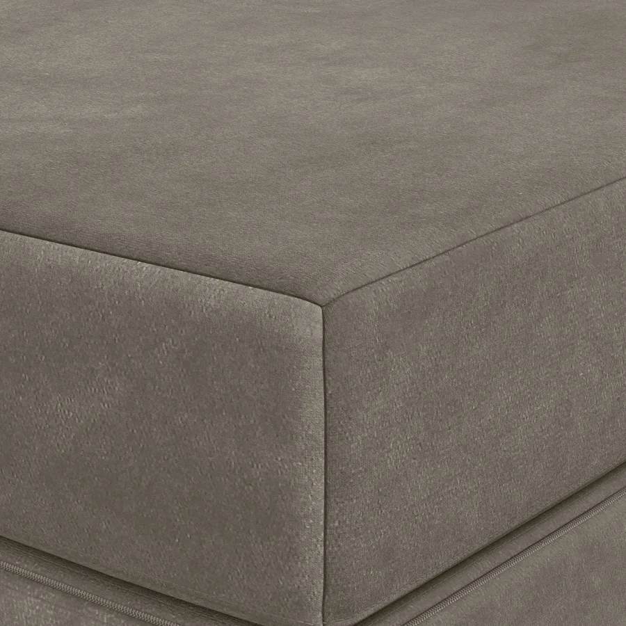 Canapé-lit pliable 180 x 67 x 45 cm Gris clair - 7