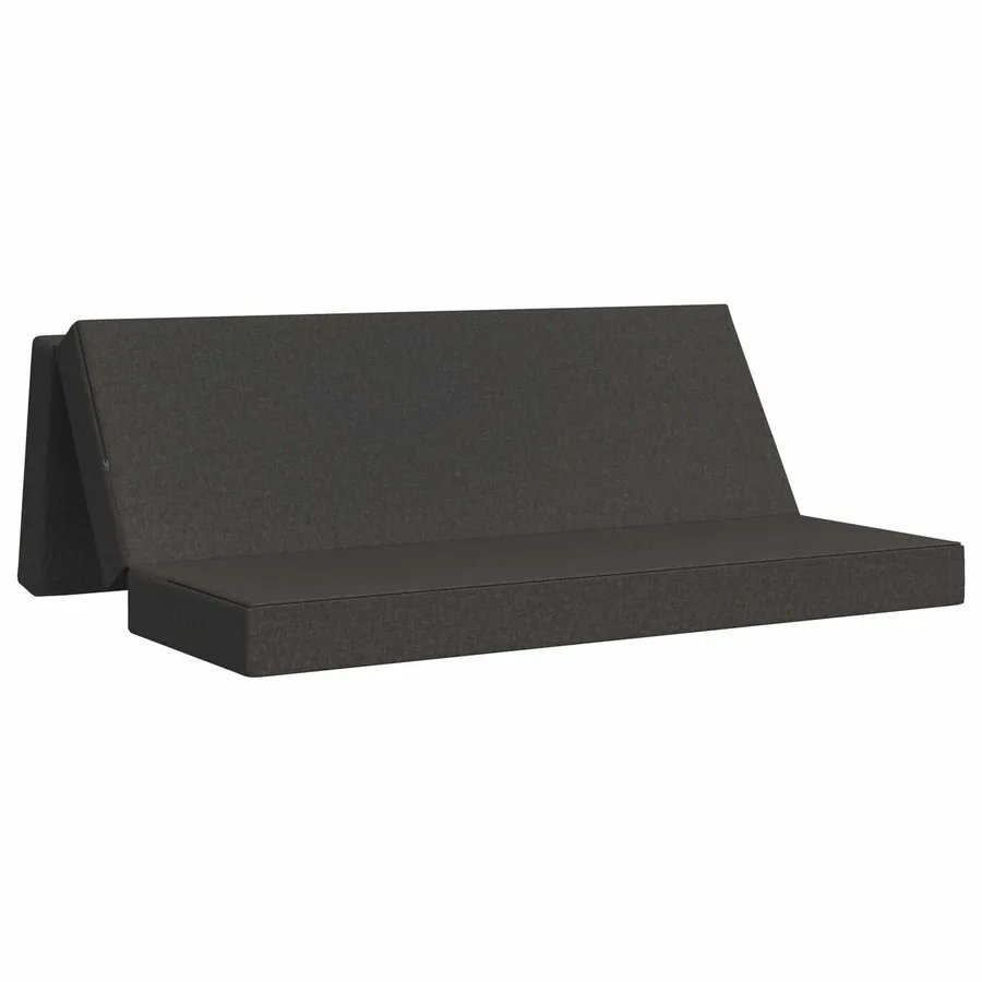Canapé-lit pliable 180 x 67 x 45 cm Gris foncé - 2