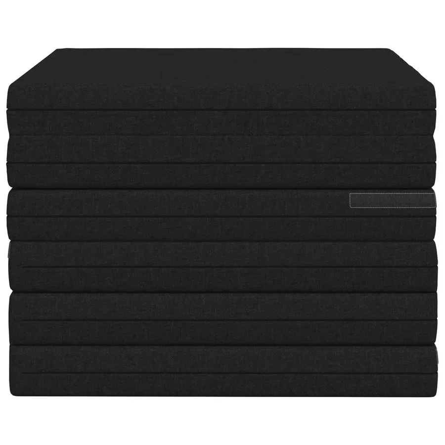 Canapé-lit pliable 140 x 67 x 45 cm Noir - 5