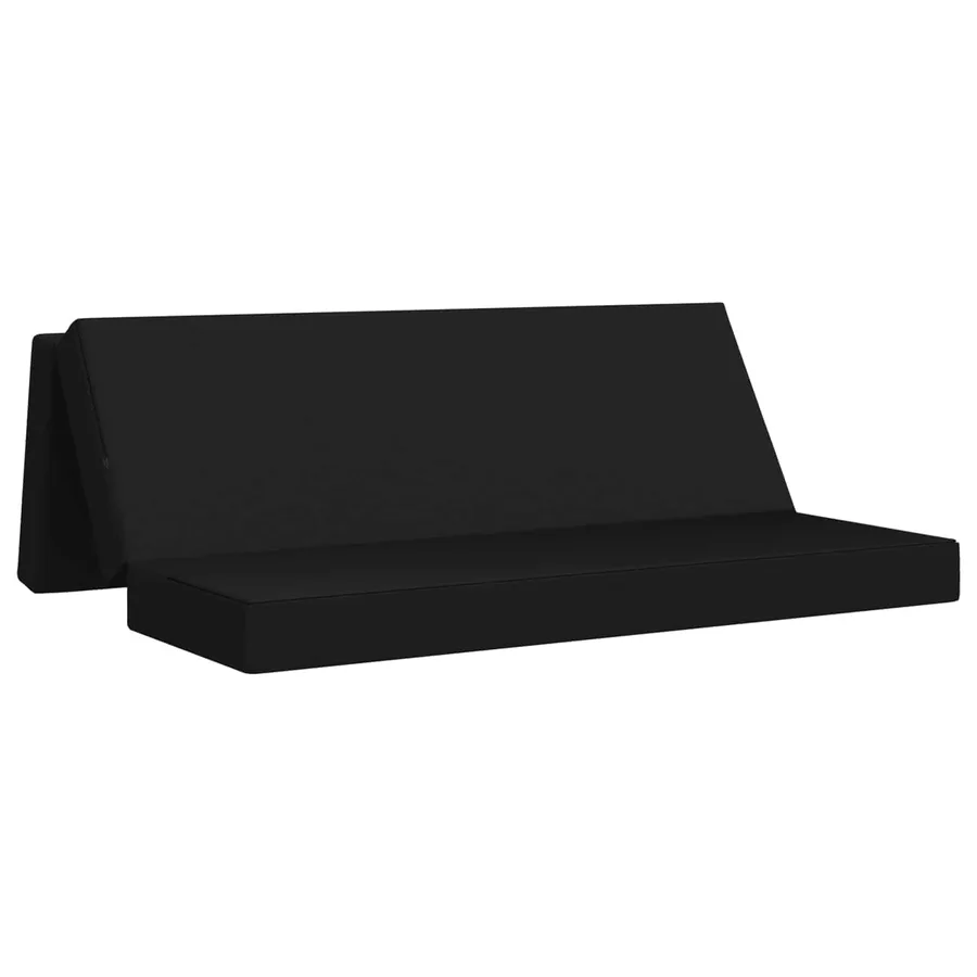 Canapé-lit pliable 200 x 67 x 45 cm Noir - 2