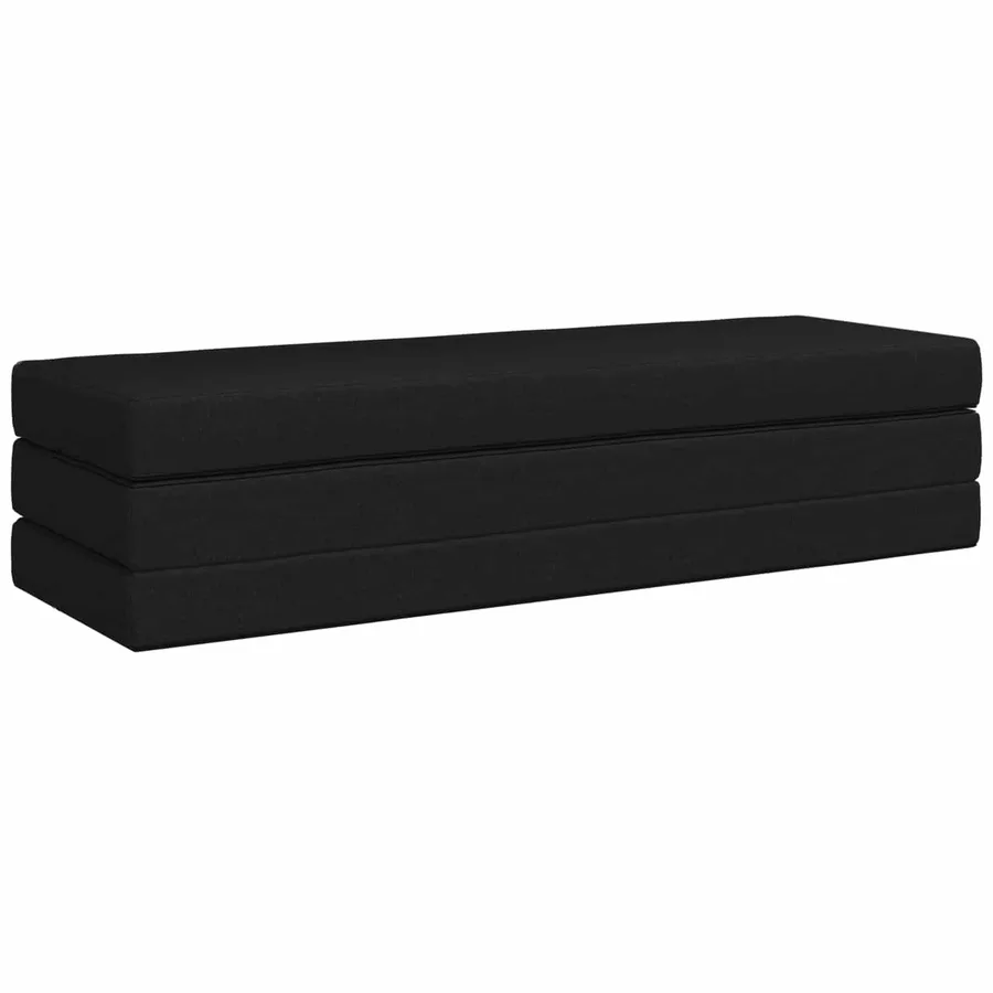 Canapé-lit pliable 200 x 67 x 45 cm Noir - 3