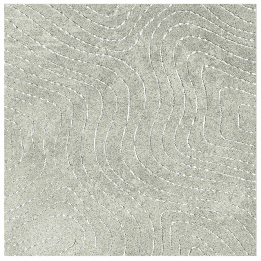 Tapis de surface Carré PALMERAS Vert 240 x 240 cm Polyester - 2