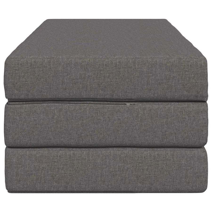 Canapé-lit pliable 160 x 67 x 45 cm Gris clair - 4