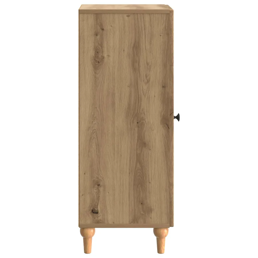 Buffet Chêne artisanal 33 x 34,5 x 90 cm Bois d'ingénierie - 7