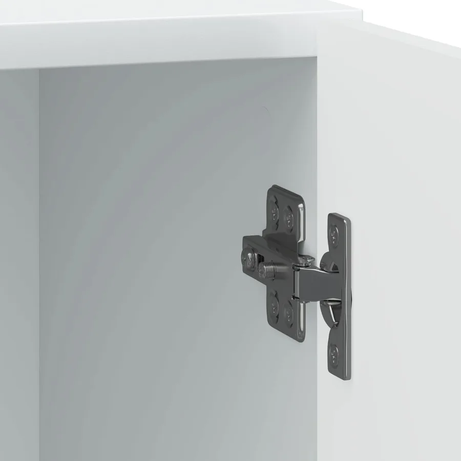 Cabinet de chevet 2 pcs Blanc 43 x 34,5 x 50 cm - 11