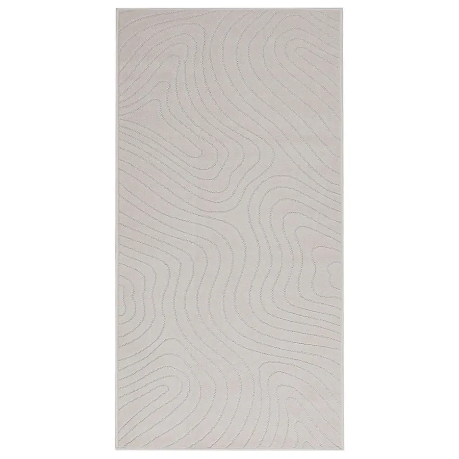 Tapis de surface PALMERAS Crème 150 x 80 cm Polyester - 2