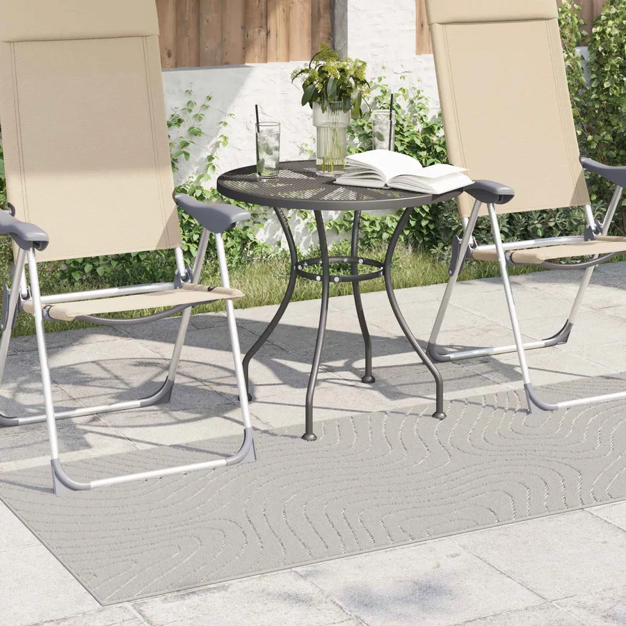 Tapis de surface PALMERAS Crème 150 x 80 cm Polyester - 3