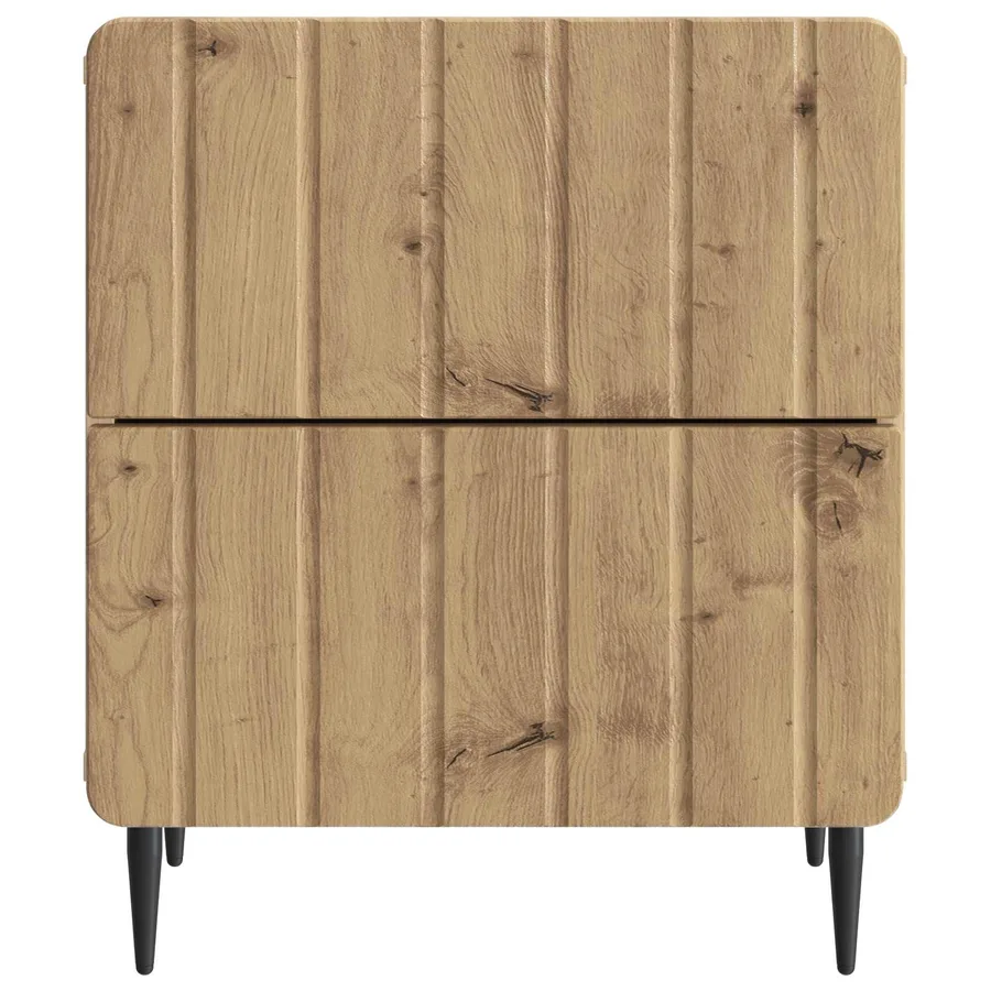 Cabinet de chevet Chêne artisanal 43 x 34,5 x 49,5 cm - 5
