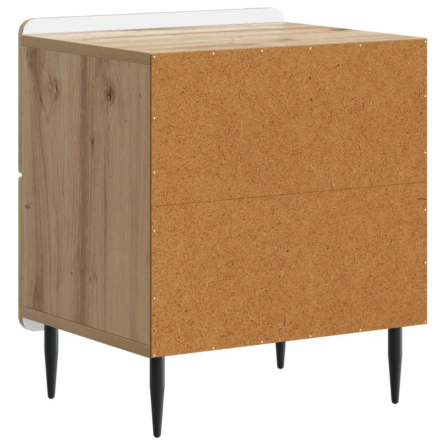 Cabinet de chevet Chêne artisanal 43 x 34,5 x 49,5 cm - 7