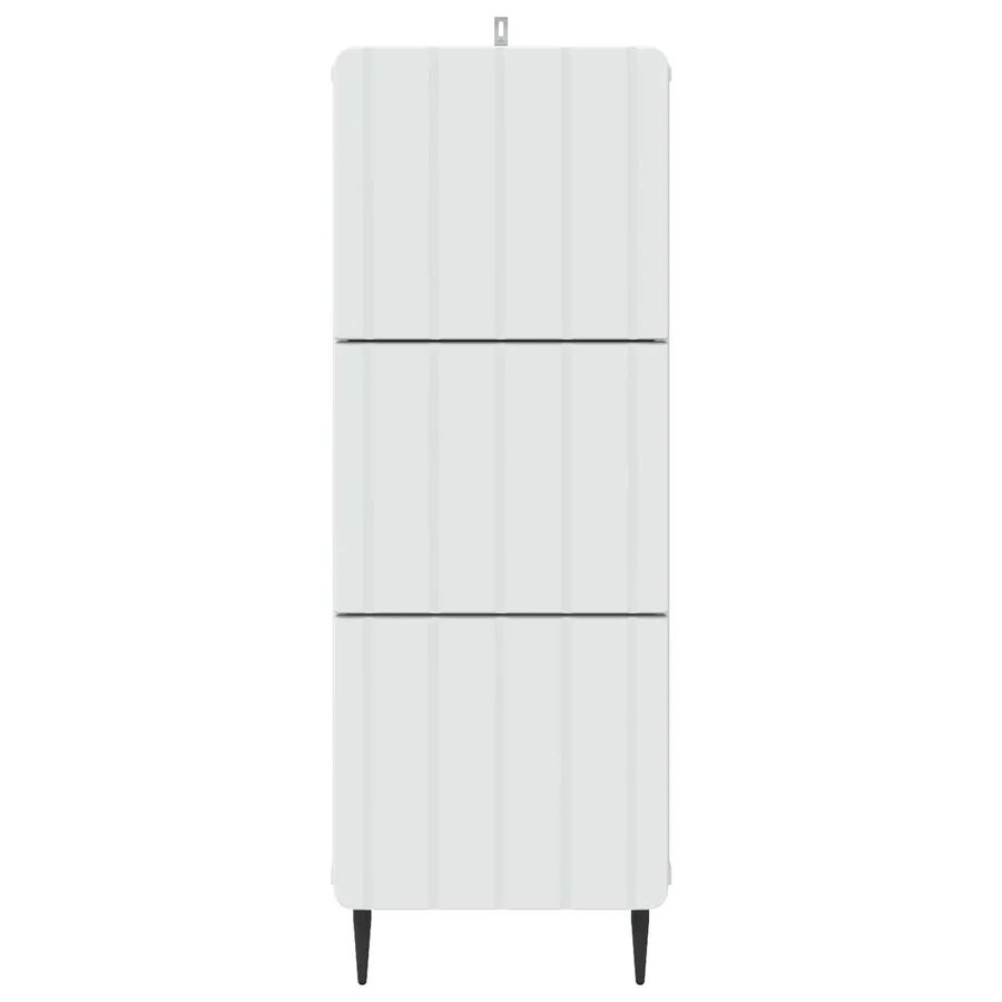 Armoire à tiroirs Blanc 33 x 34,5 x 92 cm Bois d'ingénierie - 6