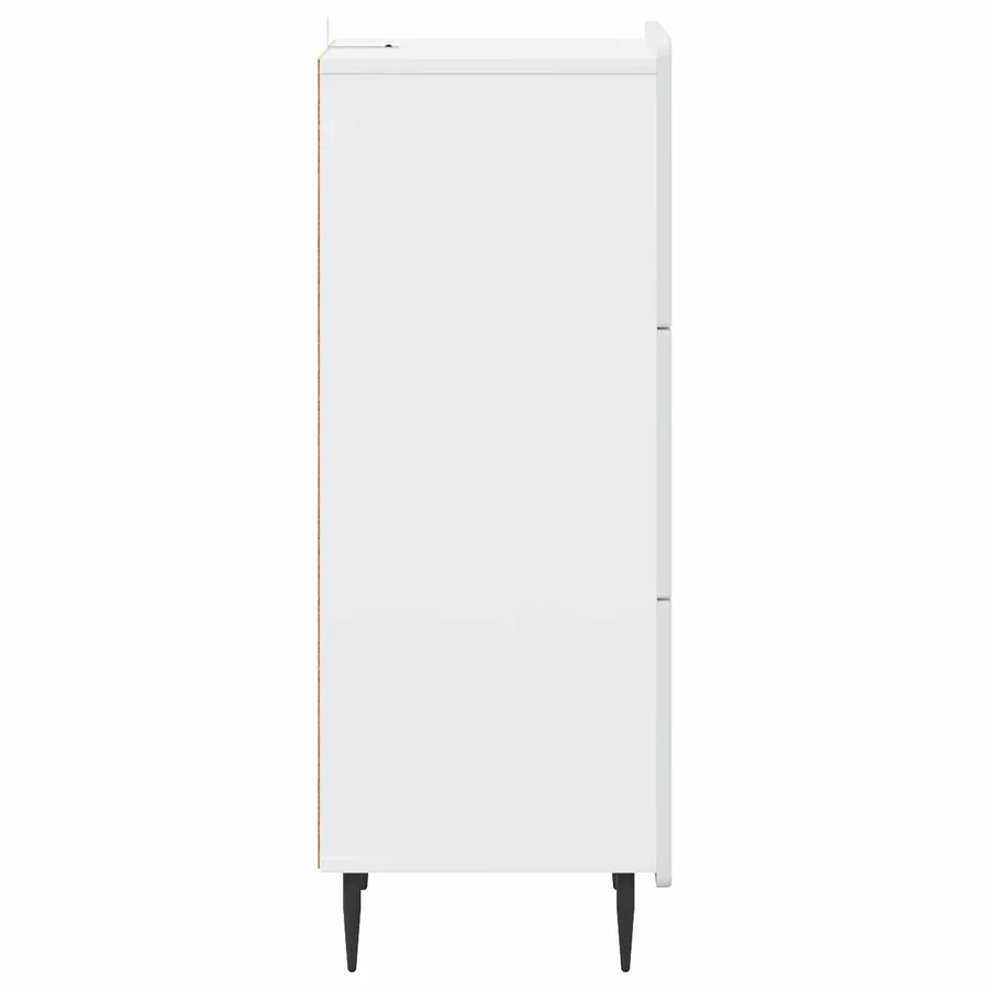 Armoire à tiroirs Blanc 33 x 34,5 x 92 cm Bois d'ingénierie - 7