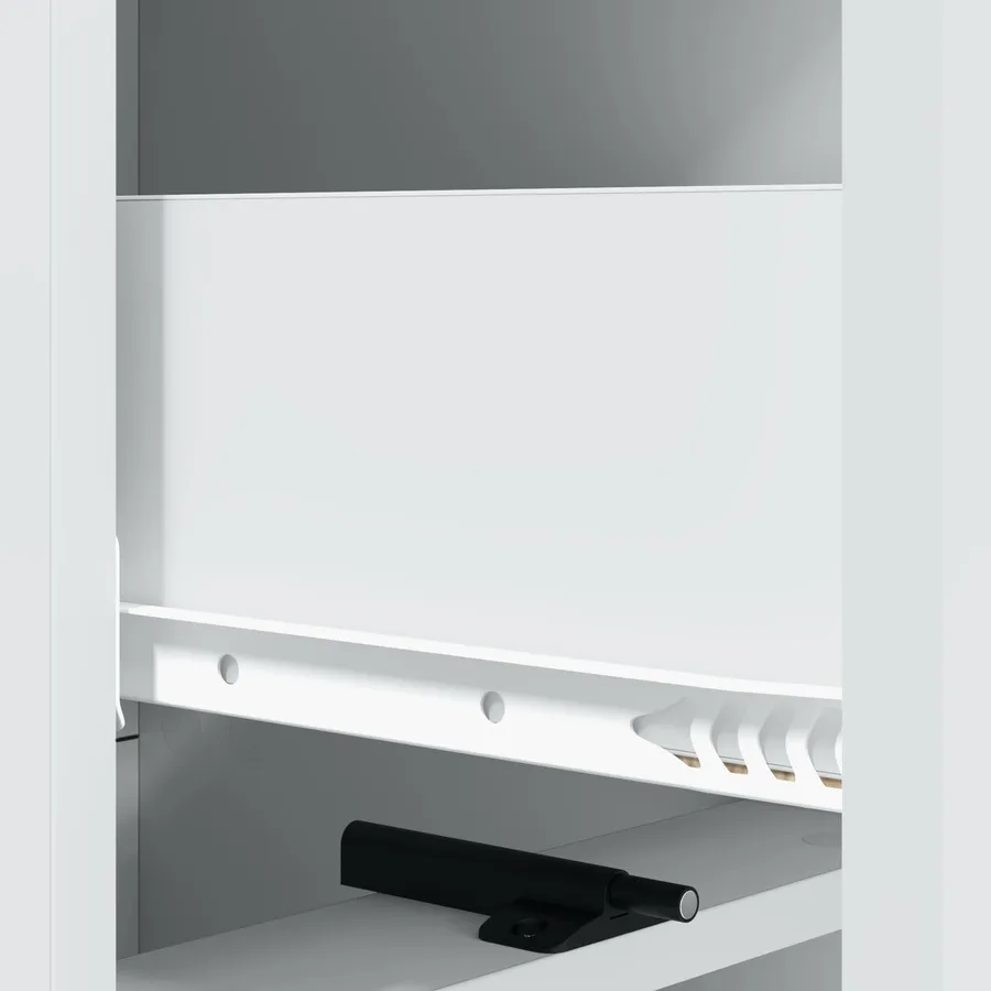 Armoire à tiroirs Blanc 33 x 34,5 x 92 cm Bois d'ingénierie - 8