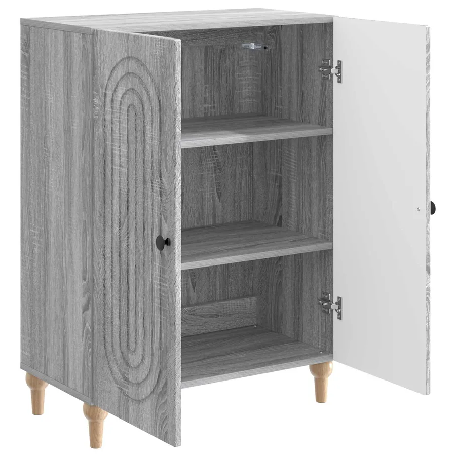 Buffet Sonoma gris 66 x 34,5 x 90 cm Bois d'ingénierie - 5