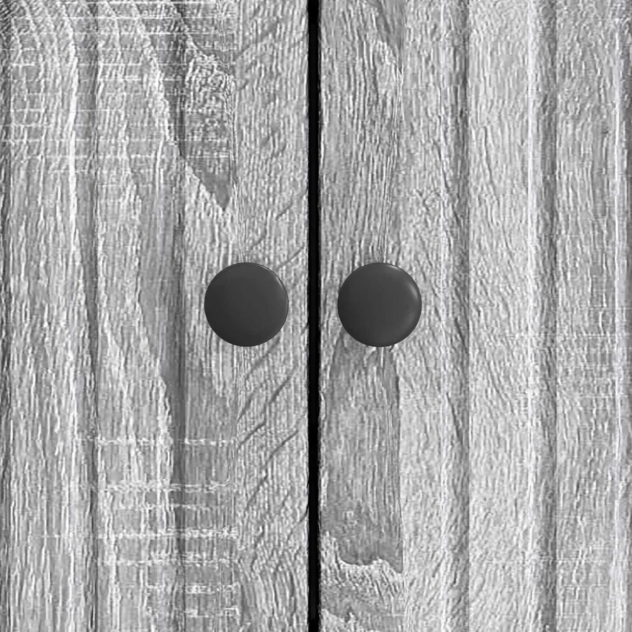 Buffet Sonoma gris 66 x 34,5 x 90 cm Bois d'ingénierie - 8