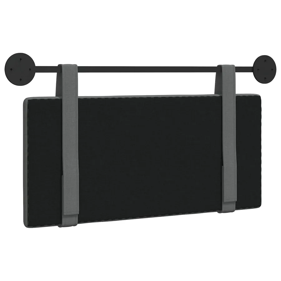 Tête de lit suspendue Gris foncé Tissu - 7