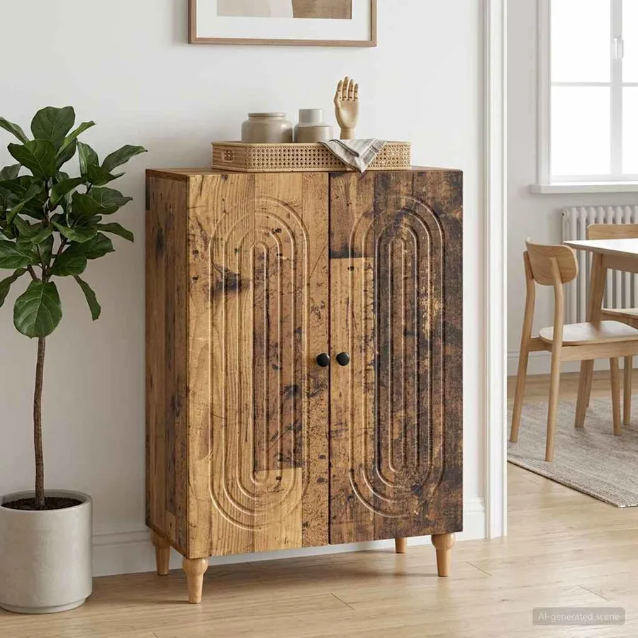 Buffet Bois ancien 66 x 34,5 x 90 cm Bois d'ingénierie - 4