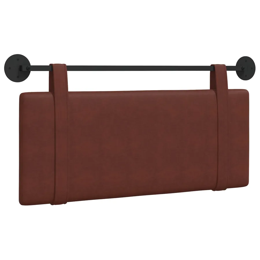 Tête de lit suspendue Brun Brillant PU antique - 2