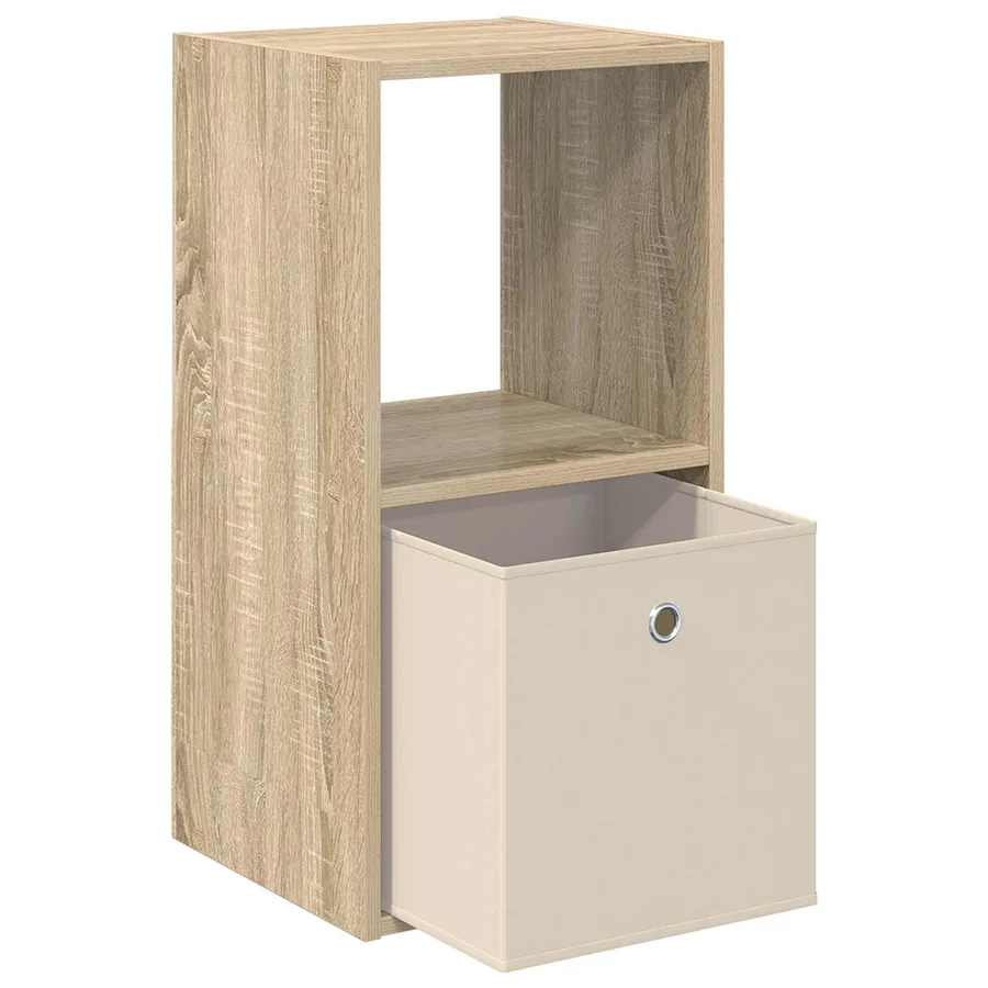 Table de chevet avec tiroir Chêne Sonoma 35 x 32 x 68,5 cm - 5