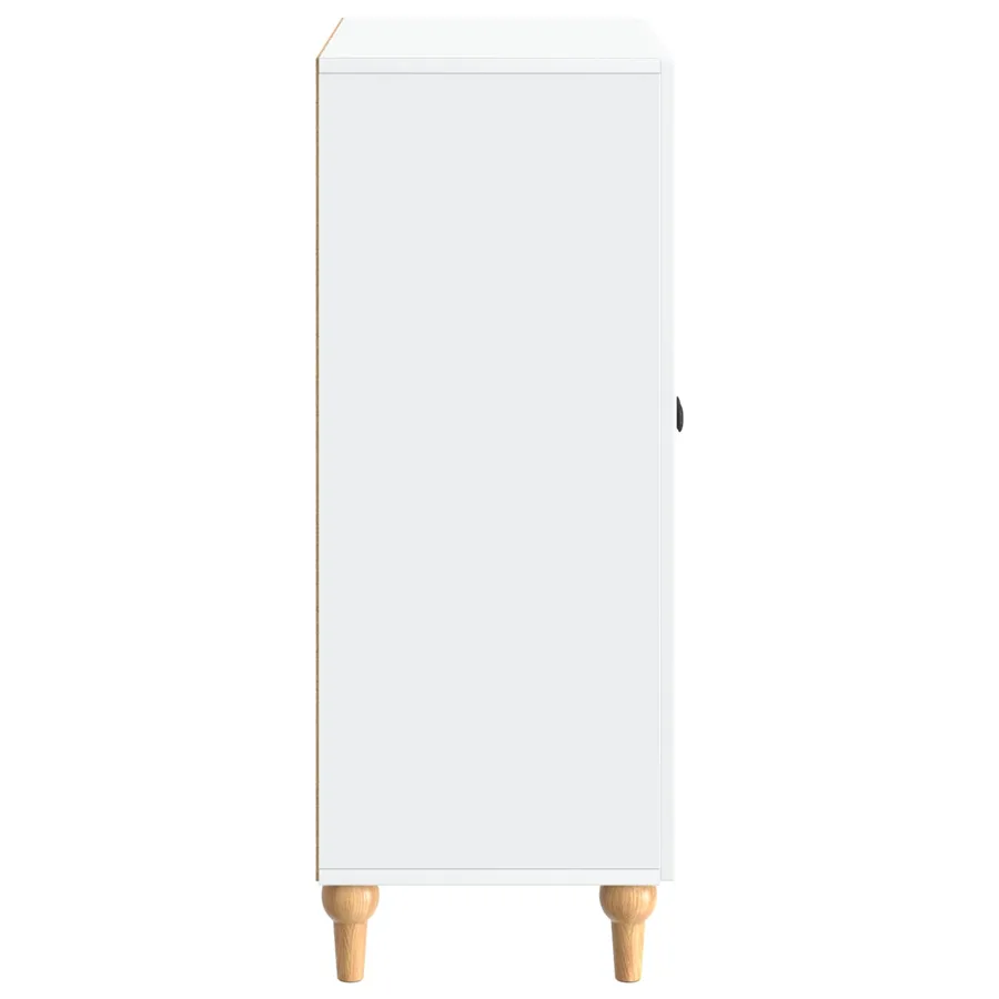 Buffet Blanc 66 x 34,5 x 90 cm Bois d'ingénierie - 7