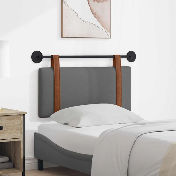 Tête de lit suspendue Gris foncé PU antique
