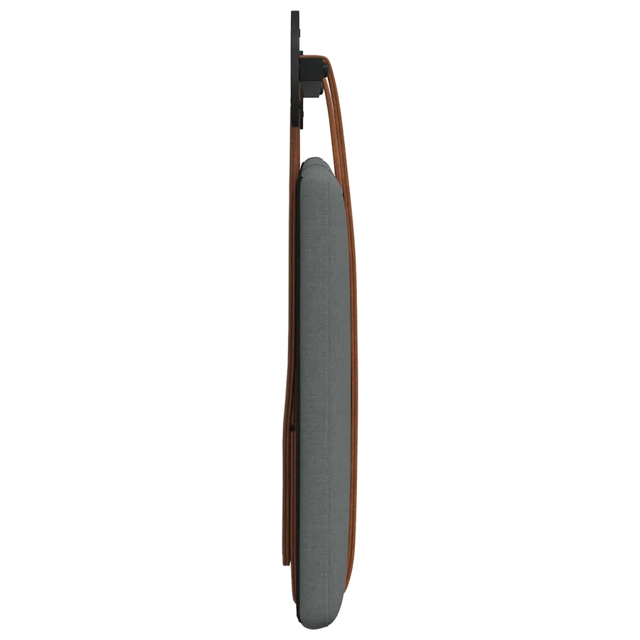 Tête de lit suspendue Gris foncé PU antique - 6