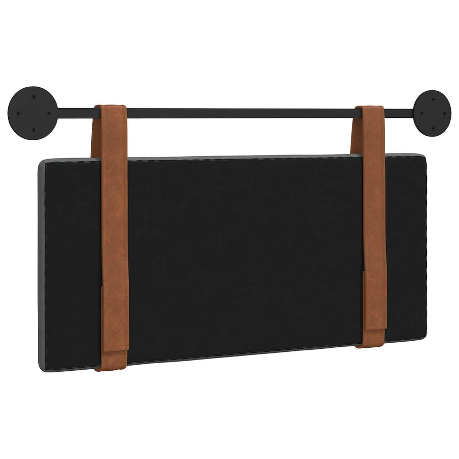 Tête de lit suspendue Gris foncé PU antique - 7
