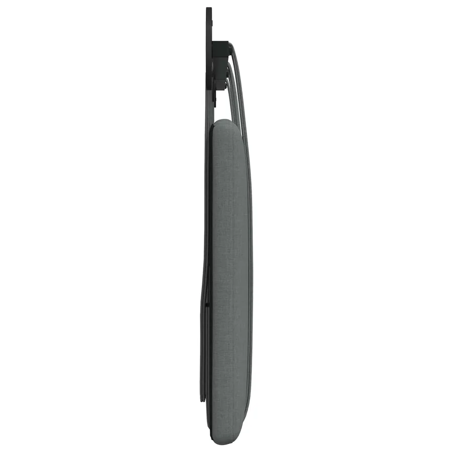 Tête de lit suspendue Gris foncé tissu - 6