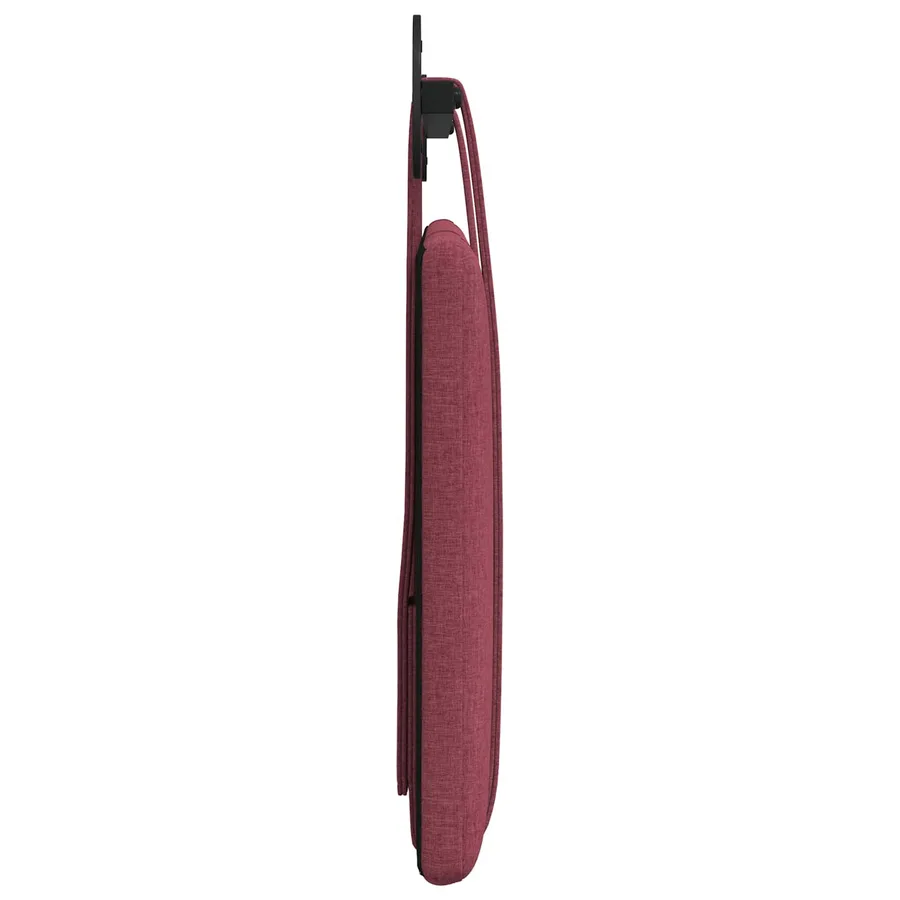 Tête de lit suspendue Bordeaux tissu - 6