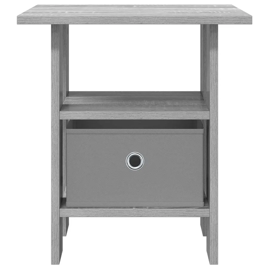 Table de chevet avec tiroir 2 pcs Gris Sonoma 41 x 40 x 45 cm - 6
