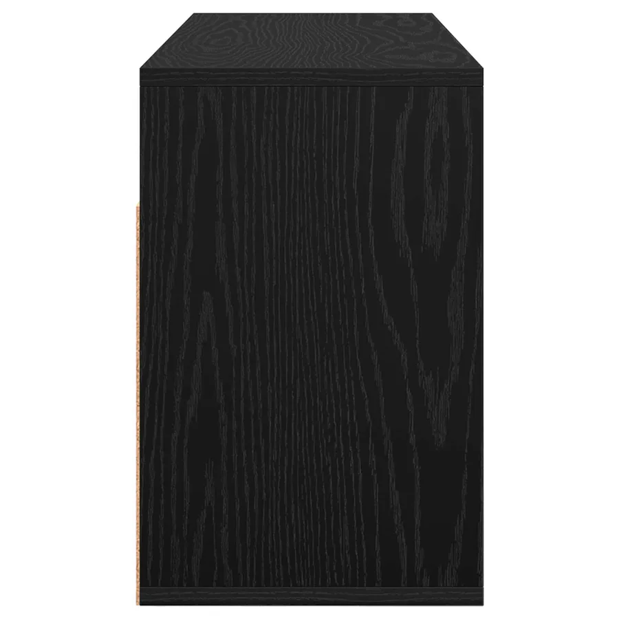 Basboard avec tiroir Chêne noir 87 x 27,5 x 43 cm - 7