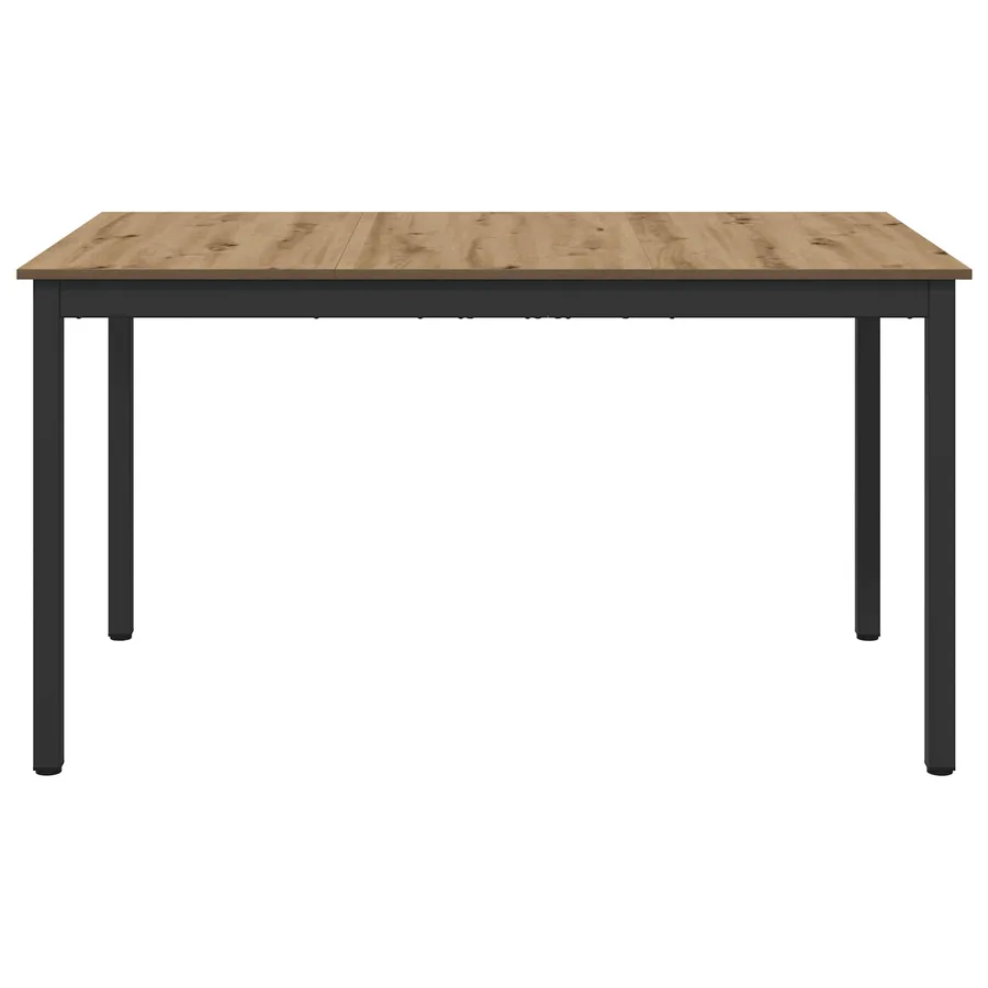 Table de salle à manger / Table de repas 140 x 80 x 75 cm MÉTAL - 5