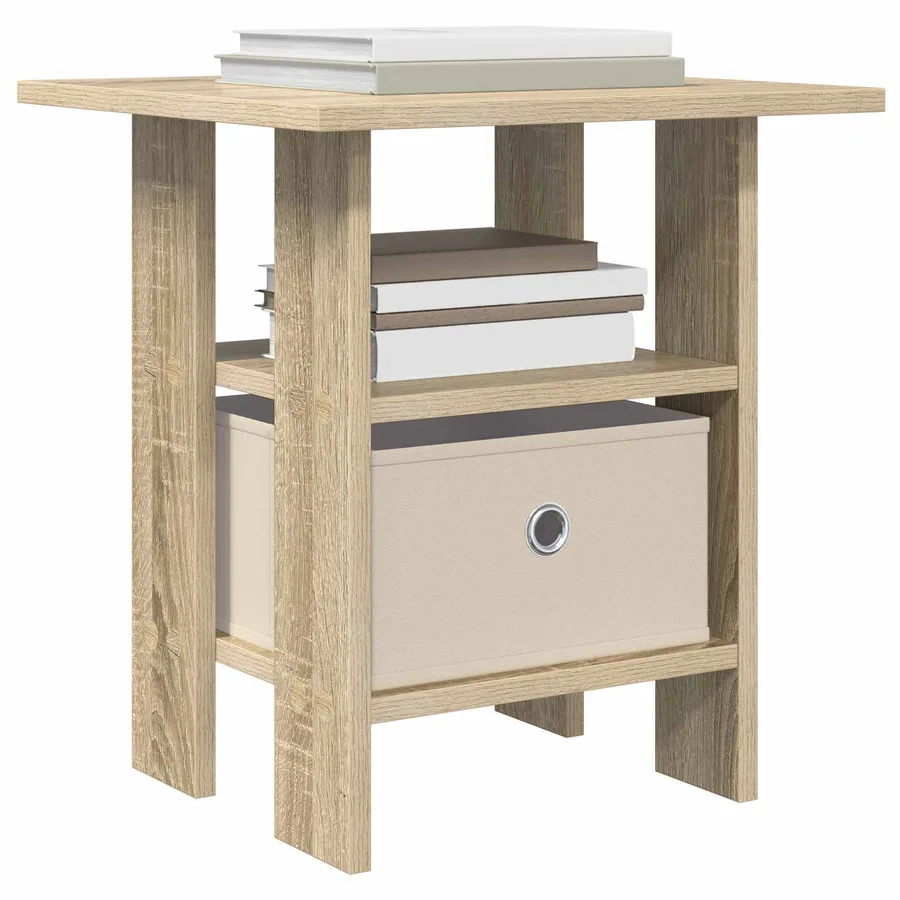Table de chevet avec tiroir 2 pcs Chêne Sonoma 41 x 40 x 45 cm - 3