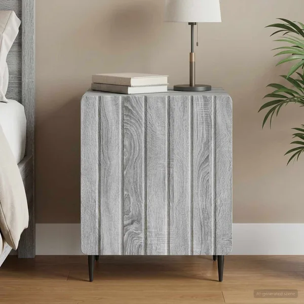 Cabinet de chevet Sonoma gris 43 x 34,5 x 52 cm