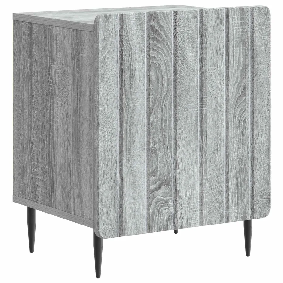 Cabinet de chevet Sonoma gris 43 x 34,5 x 52 cm - 2