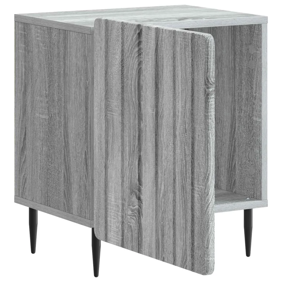 Cabinet de chevet Sonoma gris 43 x 34,5 x 52 cm - 4